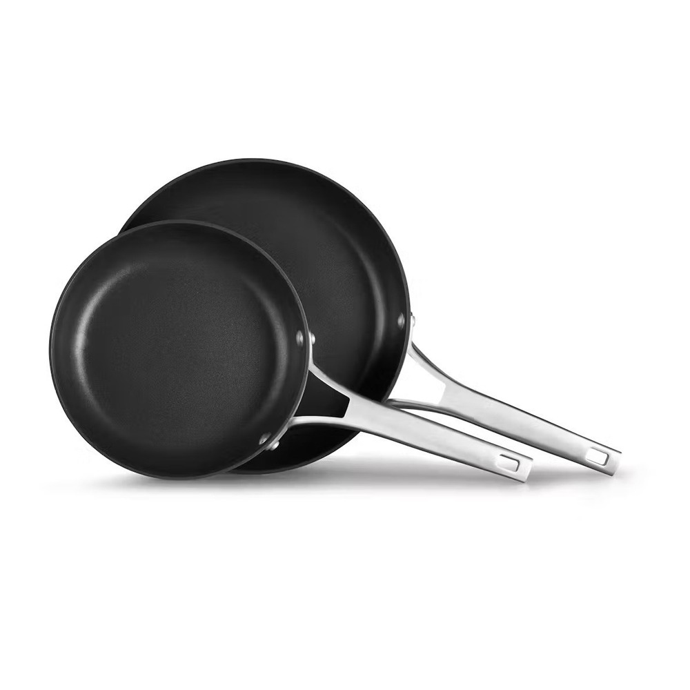 Calphalon Hard-Anodized Nonstick 10" and 12" Frying Pan Set - NEW In Box